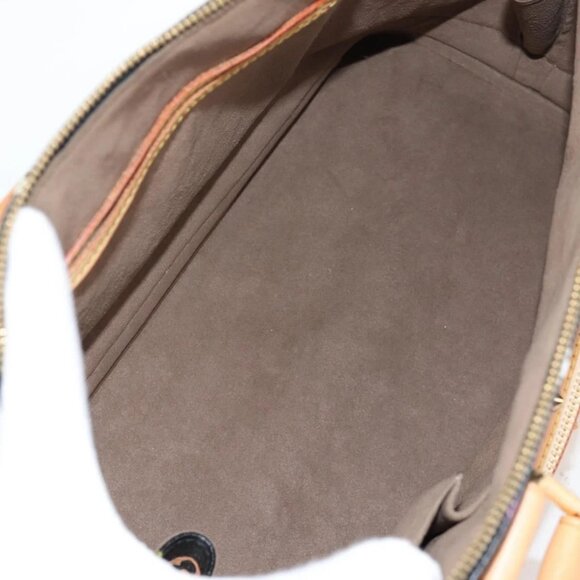LOUIS VUITTON Monogram Multicolor Alma Hand Bag Black M92646 LV Auth yk19113A - Picture 10 of 16